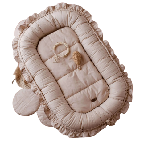 Réducteur de lit bébé| cotton et dentelle