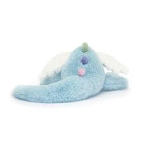 Doudou dragon bleu