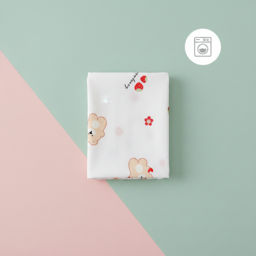 Drap housse bebe | motif ours