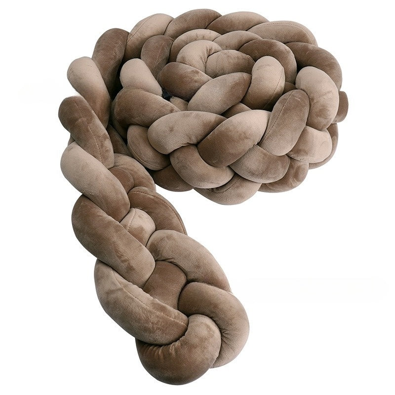 tresse de lit marron