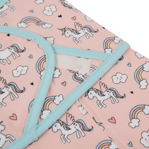 Couverture d'emmaillotage bébé fille | coton anti-effraction