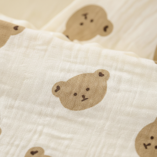 Nid d'ange pour bébé | coton pur motif "Oursons Câlins"