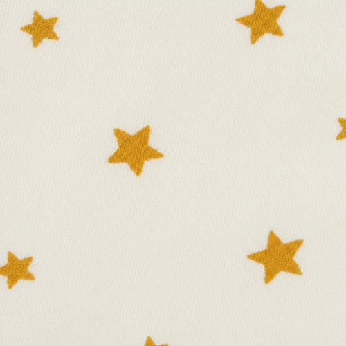 Couverture d'emaillotage motif etoile Dorée |100%coton pur