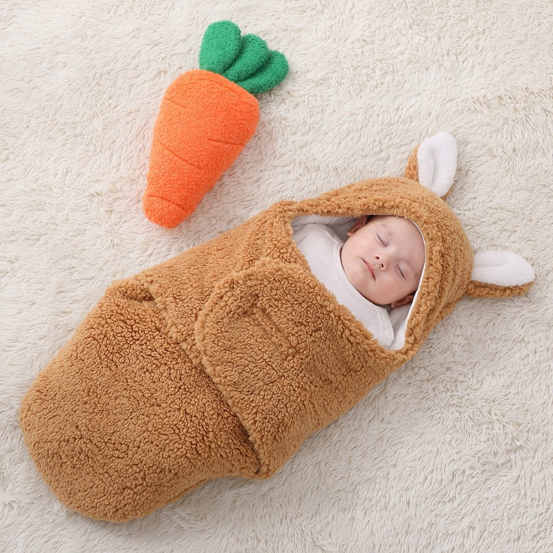 Nid d'ange bébé | Marron Thématique lapin