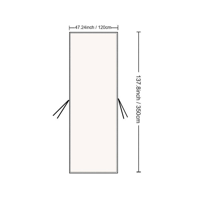 ciel de lit cabane  dimensions 