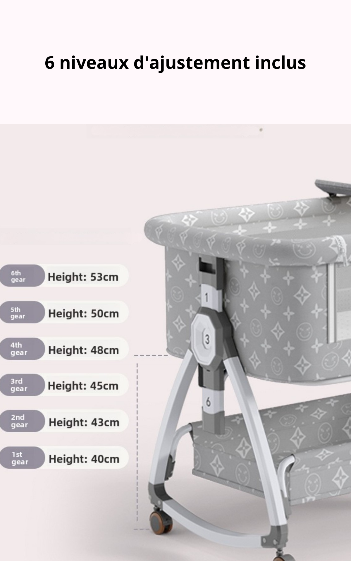 Lit cododo bebe | Électrique et Pliable