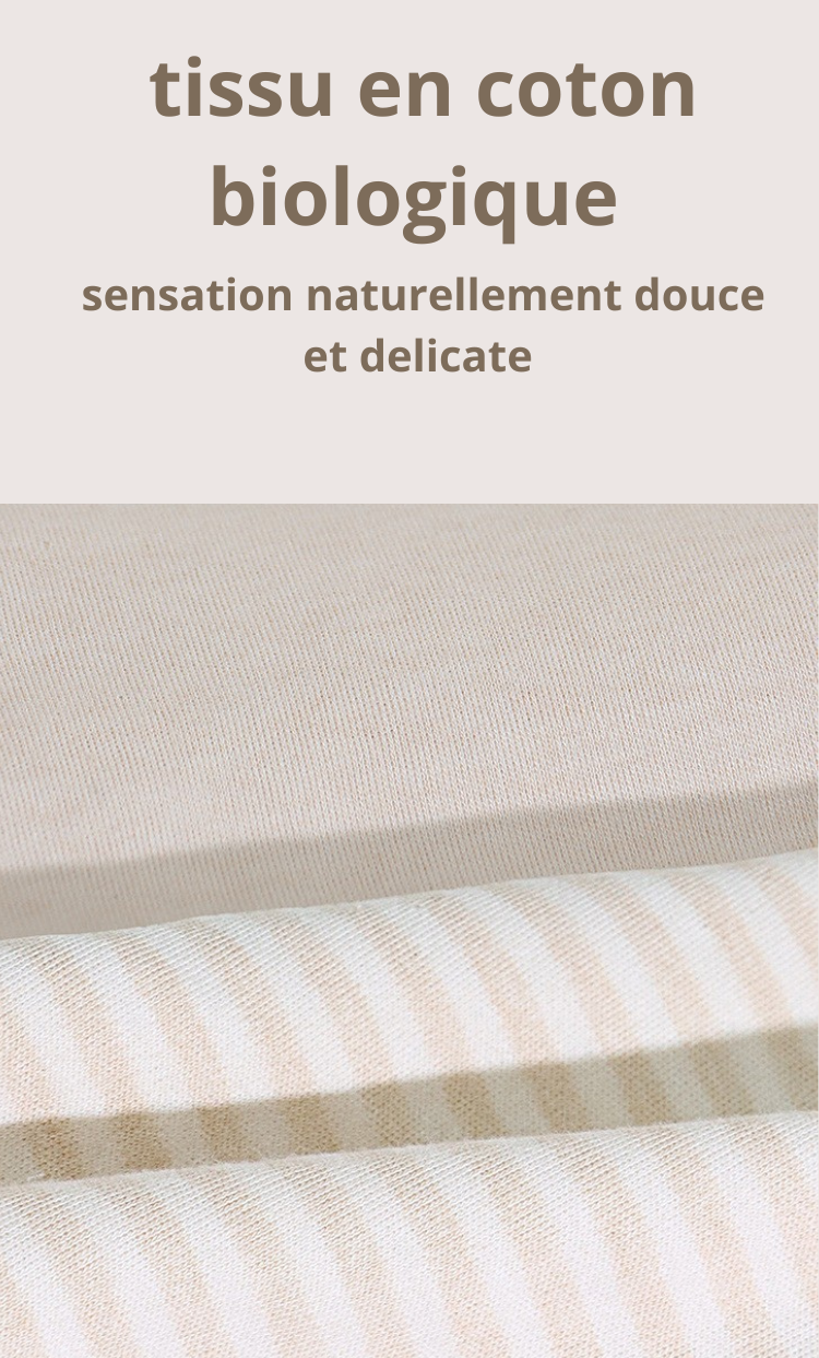 Mobile musical bébé coton biologique