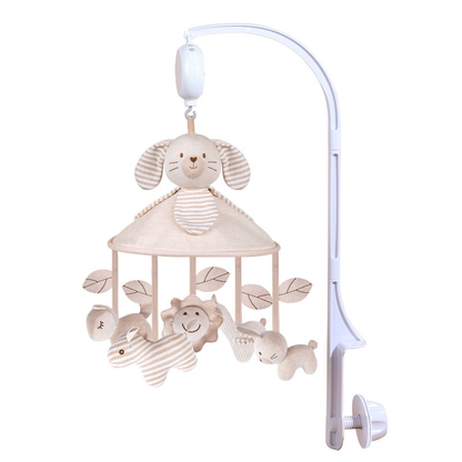 Mobile musical bébé coton biologique