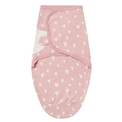 Couverture d'emaillotage rose