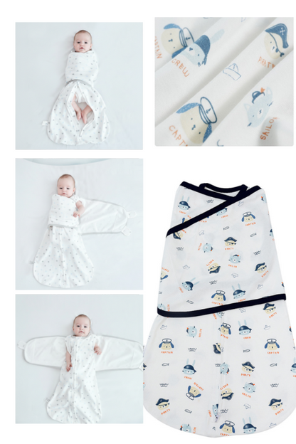 Couverture d'emaillotage bebe 