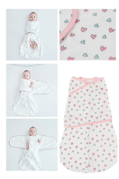 Couverture d'emmaillotage bebe fille etapes faciles
