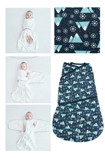 Couverture d'emmaillotage bebe garcon| coton anti-effraction
