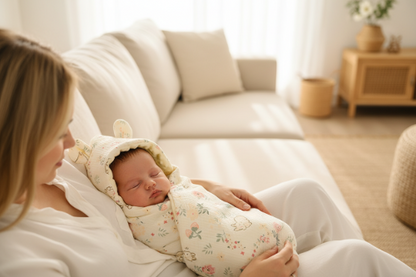 Nid d'ange bébé fille | Coton pur