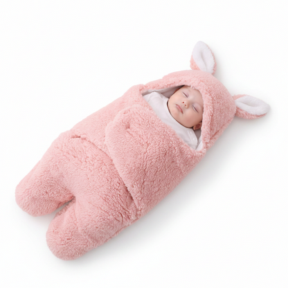 Nid d'ange bebe fille rose