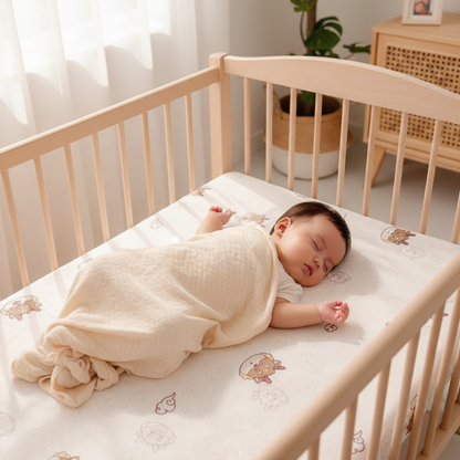 Drap housse pour lit bébé 