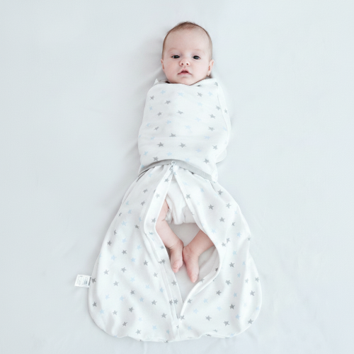 Couverture d'emmaillotage bébé aveç zipper 