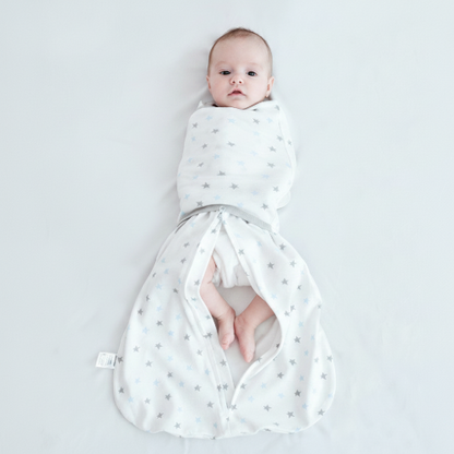 Couverture d'emmaillotage bébé aveç zipper 