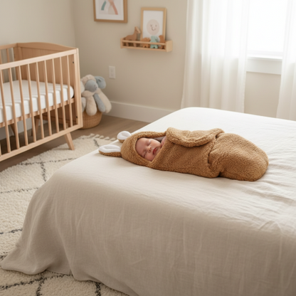 Nid d'ange bébé pour sieste en hiver