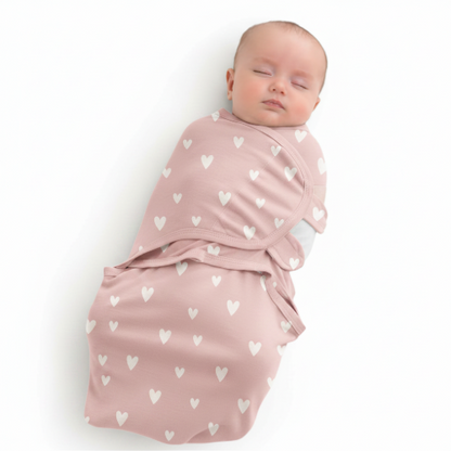 Couverture d'emaillotage rose