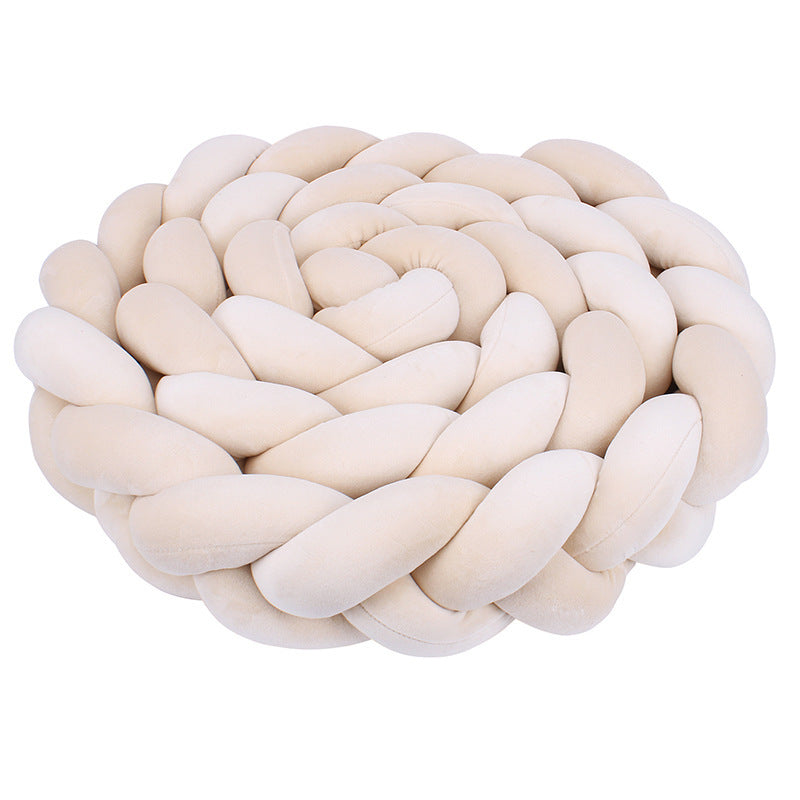 tresse de lit beige clair