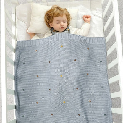 Couverture bebe tricot 