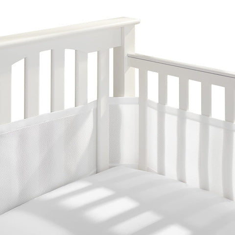 tour de lit respirant blanc