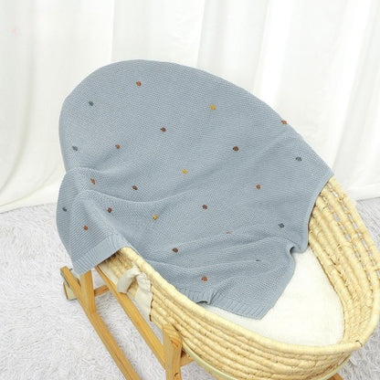 Couverture bebe tricot 