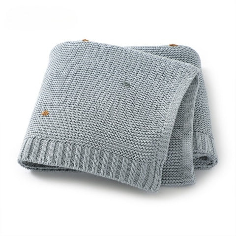 Couverture bebe tricot 