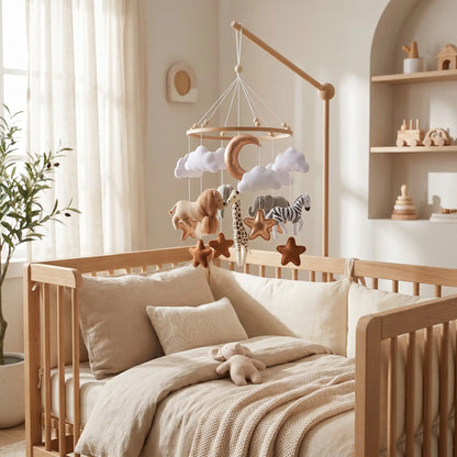 chambre bebe avec son mobile bebe acroche