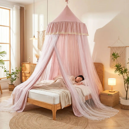 ciel de lit enfant chambre fille