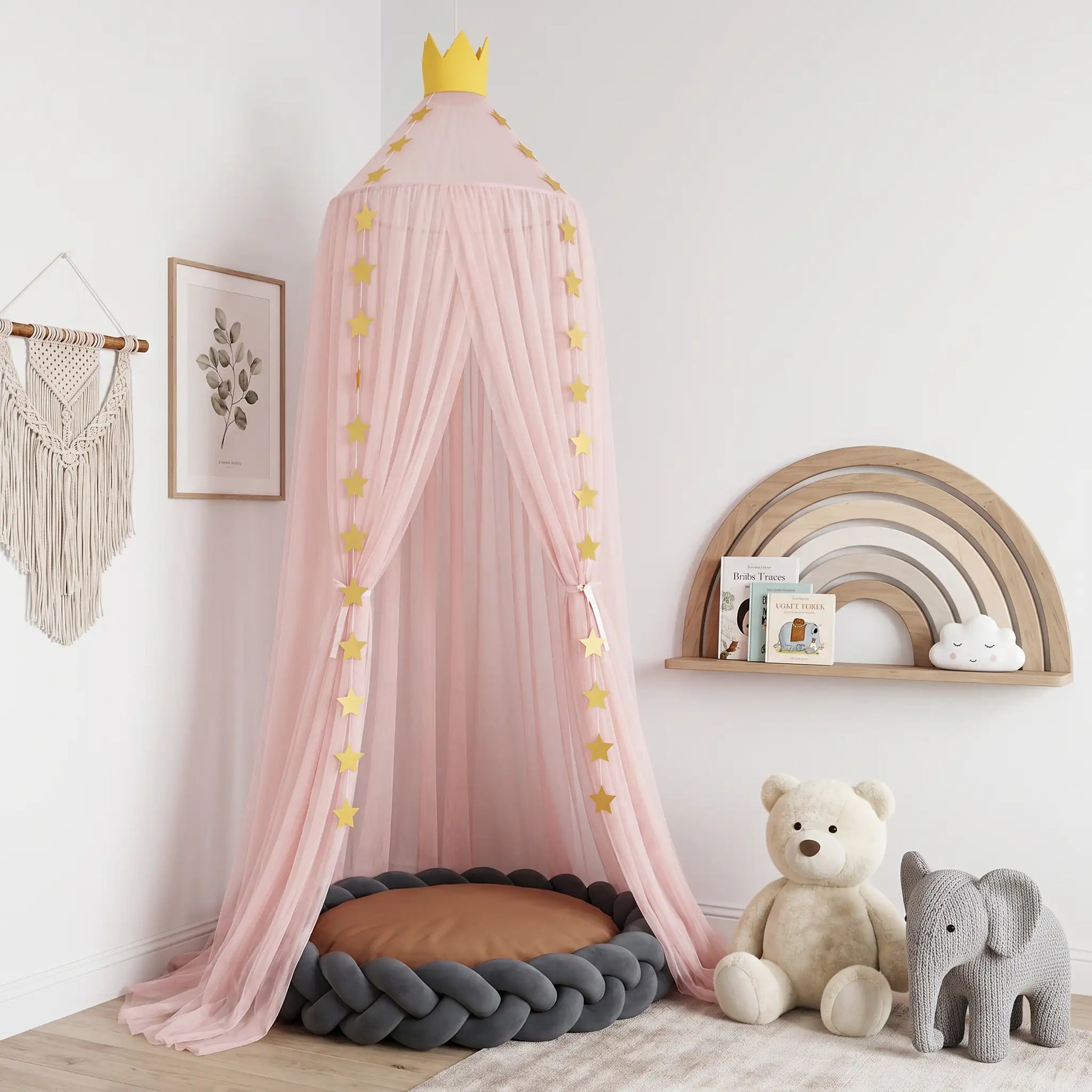 ciel de lit enfant tulle