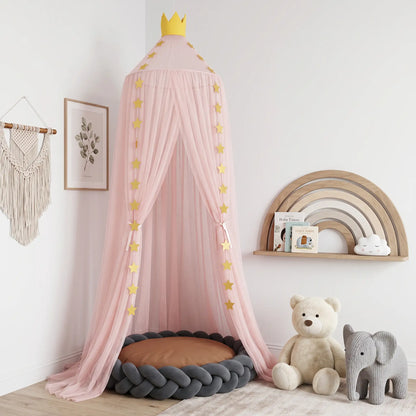 ciel de lit enfant tulle