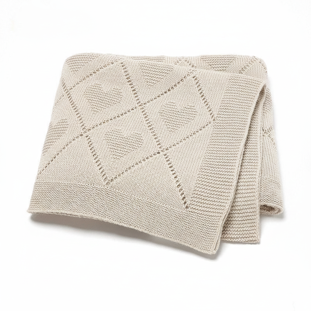 Couverture bebe tricot