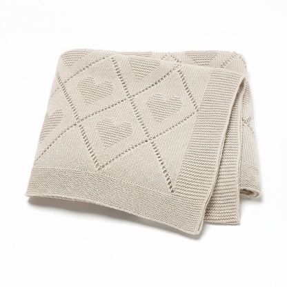 Couverture bebe tricot