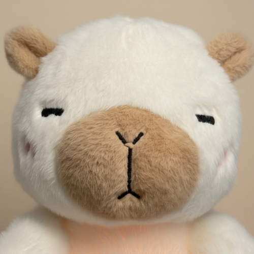 Doudou Qui Respire | Capybara blanc crème