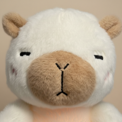 Doudou Qui Respire | Capybara blanc crème