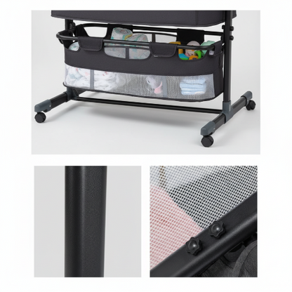 Lit bebe cododo |Pliable en Carbone et Lin