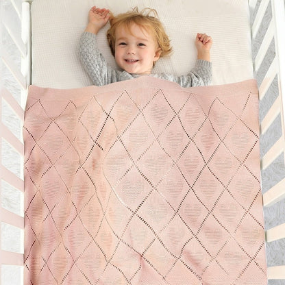 Couverture bebe tricot