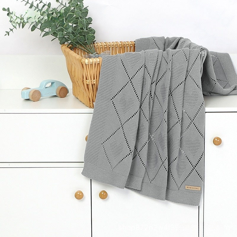 Couverture bebe tricot