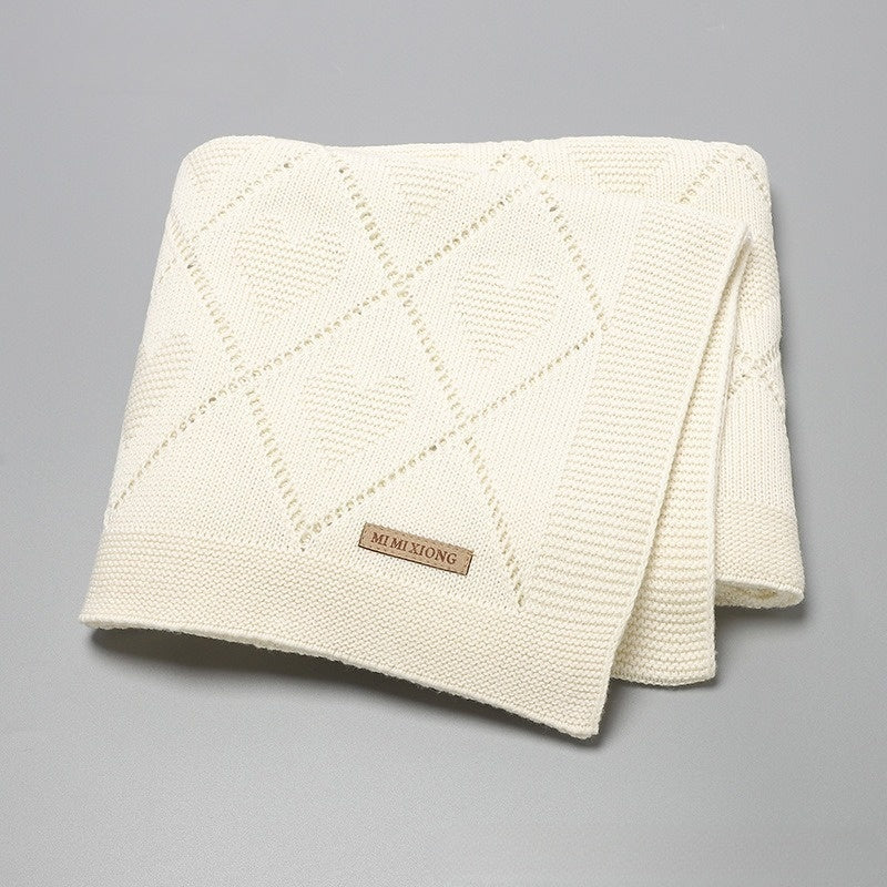 Couverture bebe tricot