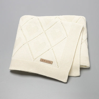 Couverture bebe tricot