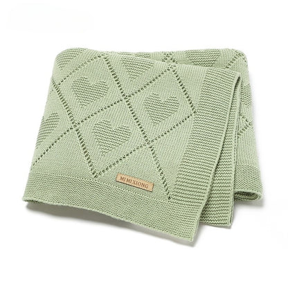 Couverture bebe tricot