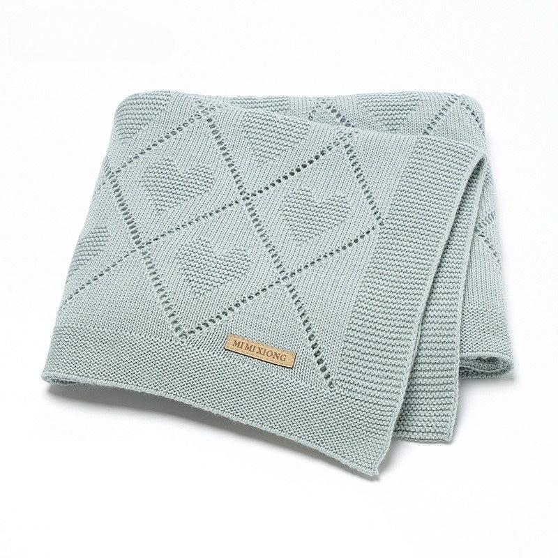 Couverture bebe tricot