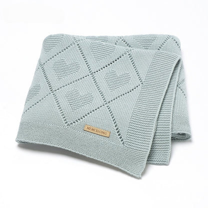 Couverture bebe tricot