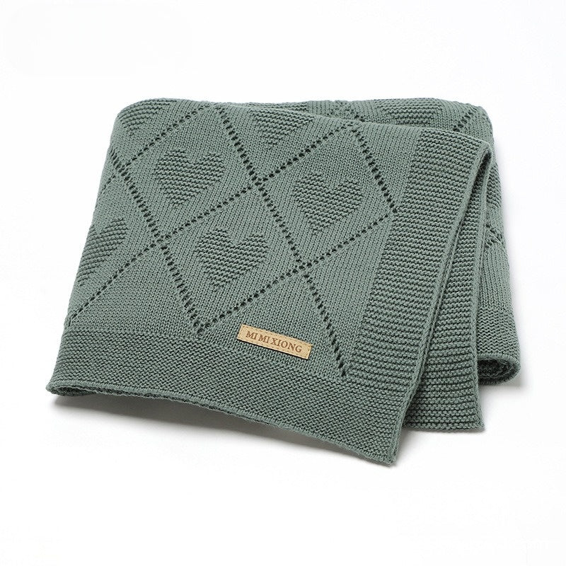 Couverture bebe tricot