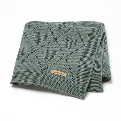 Couverture bebe tricot