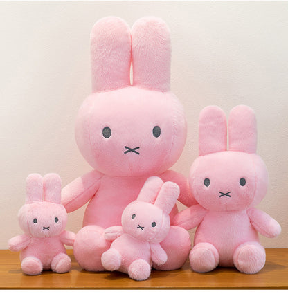 Doudou lapin rose 