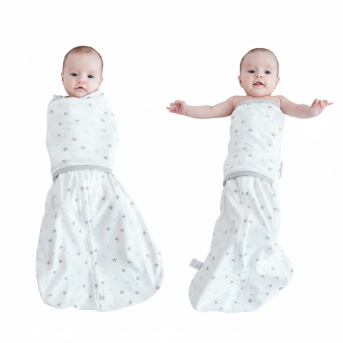 Couverture d'emmaillotage bébé en coton 