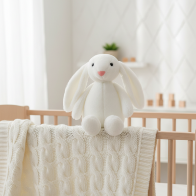Doudou pour bebe lapin