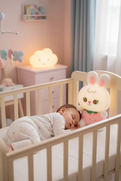 Doudou lapin lumineux 